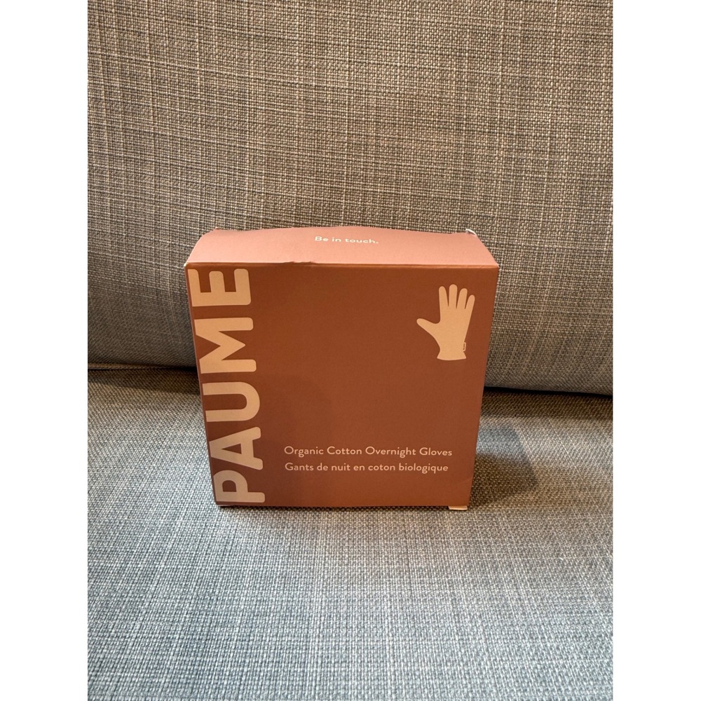 PAUME Organic Cotton Overnight Gloves Moisturizing Hand Treatment One Size